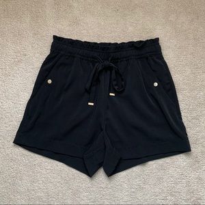 Dynamite | Black Shorts with Gold Accents